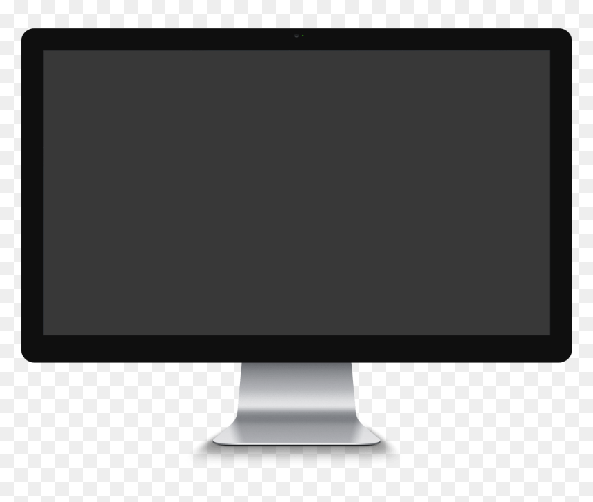 Transparent Plasma Tv Png - Imac With Shadow Png, Png Download - plasma tv png