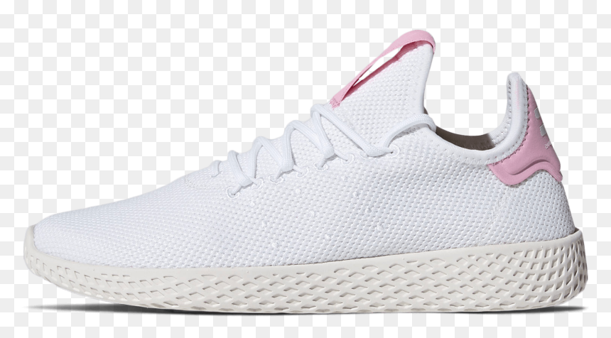 Pw Tennis Hu W Running White / Chalk White / Pink - Walking Shoe, HD Png Download - white chalk png