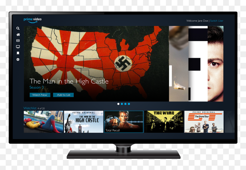 Television Set, HD Png Download - amazon video png