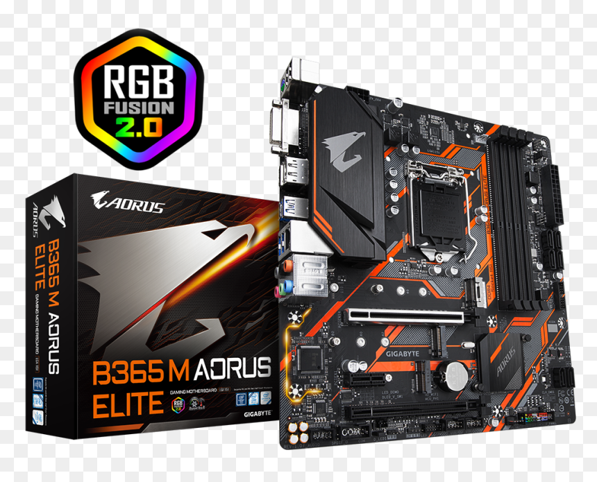 Gigabyte B365m Aorus Elite Motherboard, HD Png Download - thot png