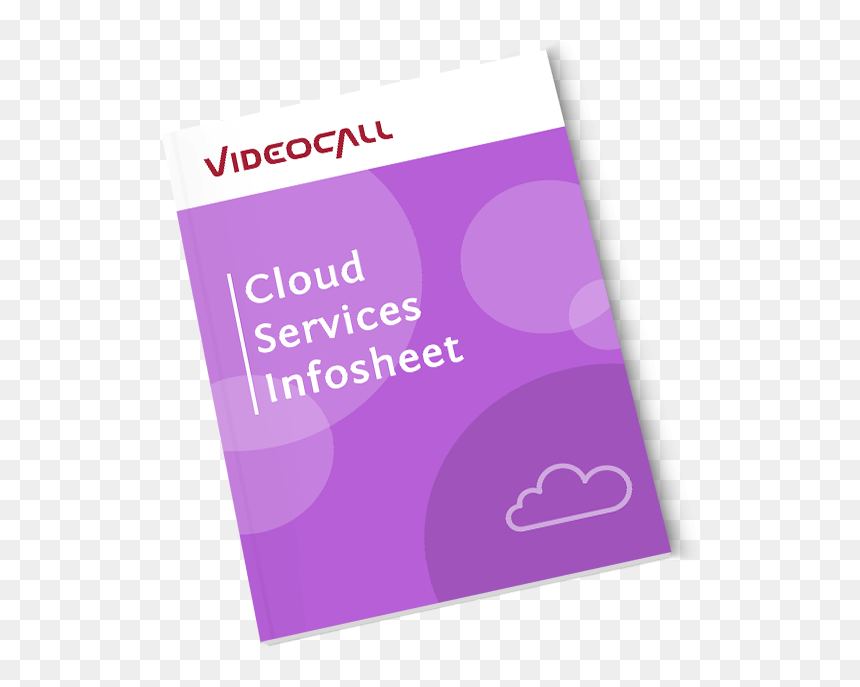 Videocall"s Cloud Services Infosheet - Graphic Design, HD Png Download - purple clouds png