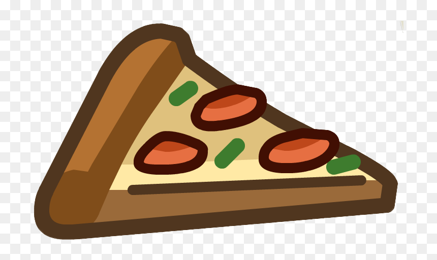 Slice O Pizza Yum - Transparent Club Penguin Emojis, HD Png Download - cartoon pizza png