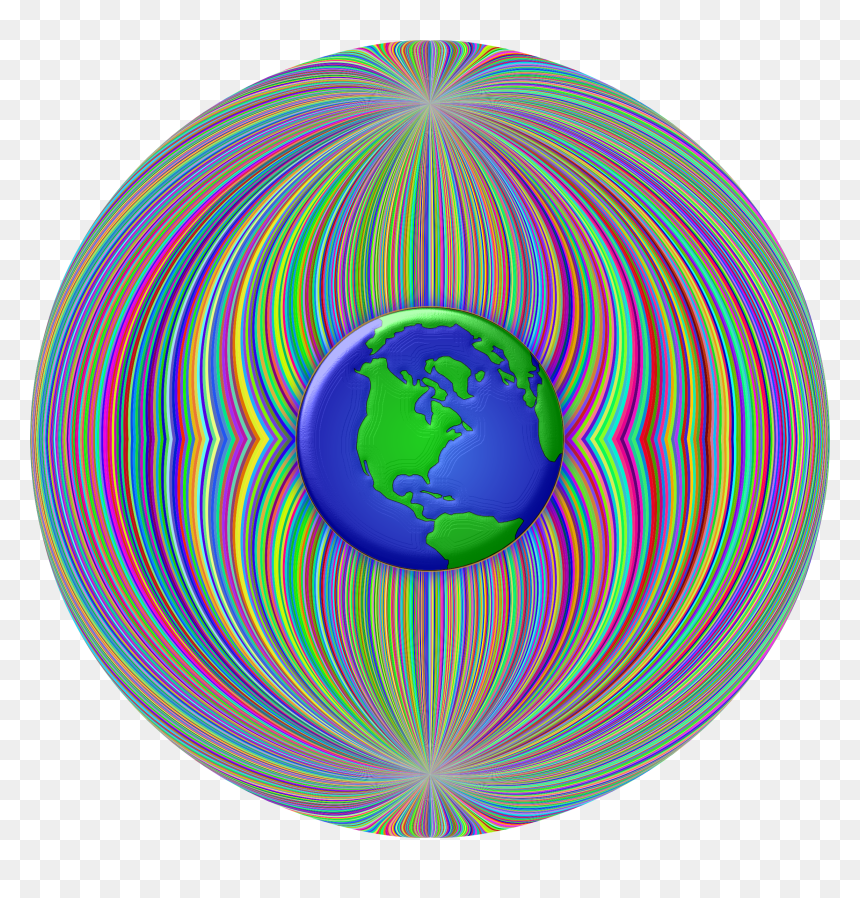 Earth"s Aura Enhanced Clip Arts - Earth's Aura, HD Png Download - blue aura png