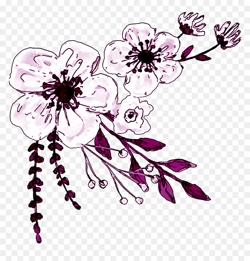 Watercolor White Flower Clipart - Logo De Ministerio De La Mujer Adventista, HD Png Download - white flower clipart png