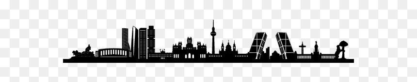 Madrid Skyline Png, Transparent Png - lineas abstractas png