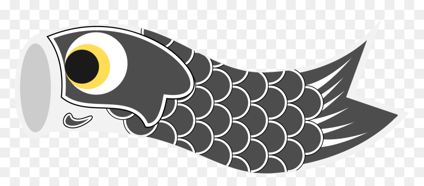 Fish Kite Clipart For Your App - Boys Day Fish Clipart, HD Png Download - kite clipart png