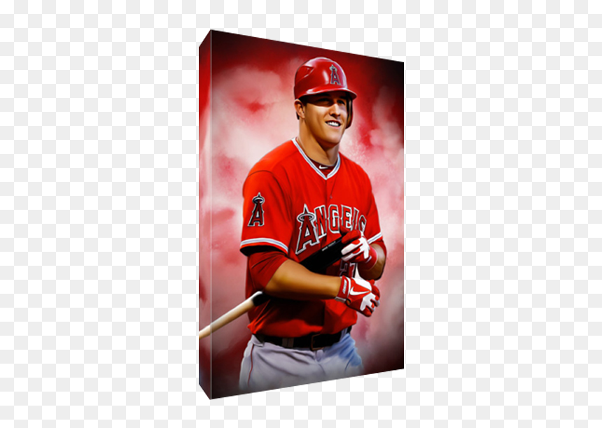 Baseball Player, HD Png Download - mike trout png
