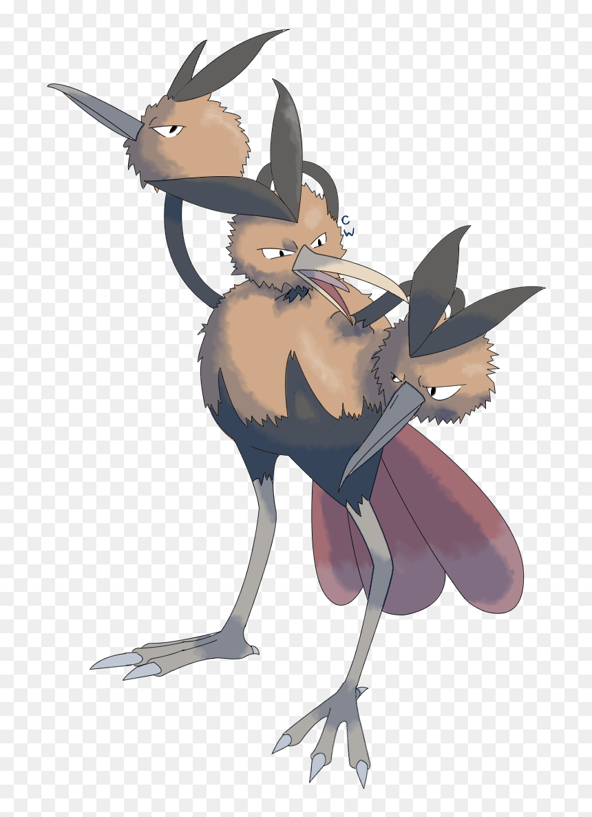 What About Dodrio, HD Png Download - dugtrio png