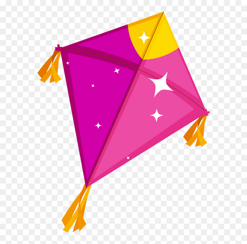 Transparent Makar Sankranti Kite Line Triangle For - Happy Makar Sankranti 2020 Images Download, HD Png Download - kite clipart png