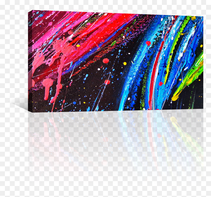 Peinture Art Abstrait, HD Png Download - lineas abstractas png