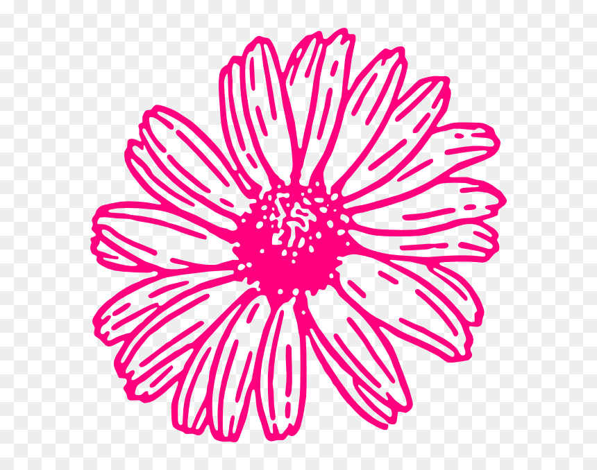 Gerbera Daisy Clipart Png, Transparent Png - daisy clipart png