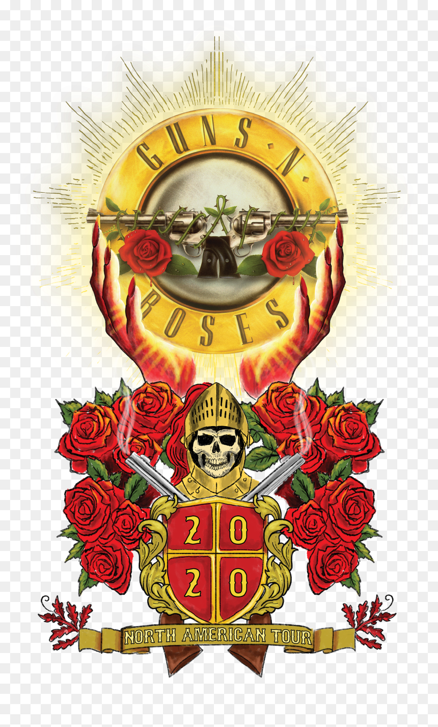 Guns N Roses North American Tour 2020, HD Png Download - guns n roses logo png