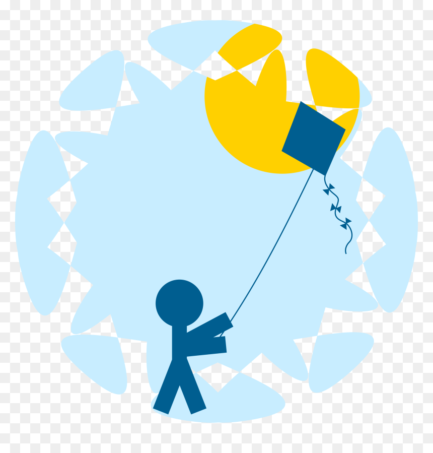 How To Set Use Child With A Kite Clipart , Png Download - Kite Silhouette, Transparent Png - kite clipart png