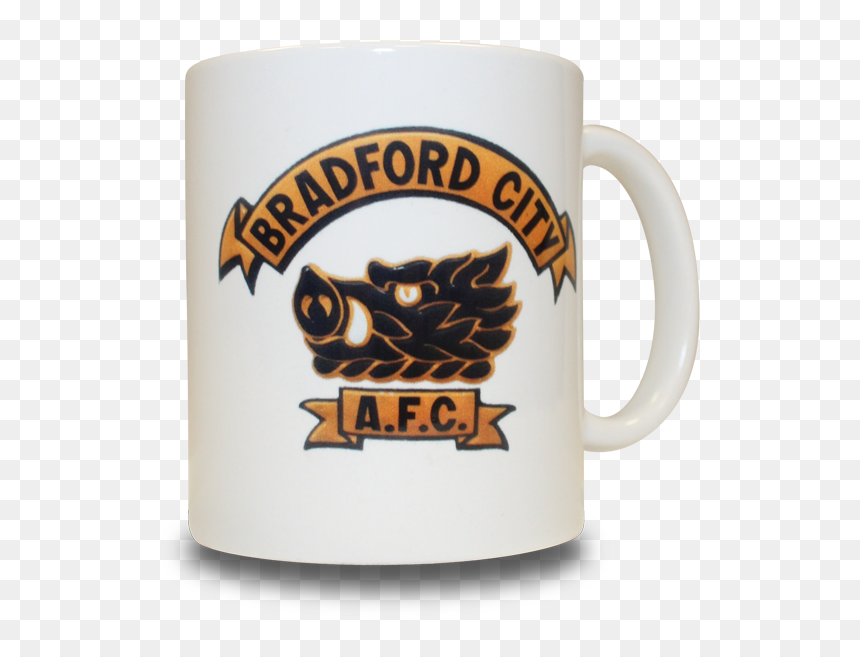 Bradford City Fc Home Wear Retro Boars Head Mug - Bronx Zoo, HD Png Download - boar's head logo png
