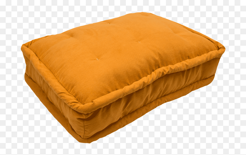 Pillow Top Dog Beds Orange - Futon Pad, HD Png Download - dog bed png