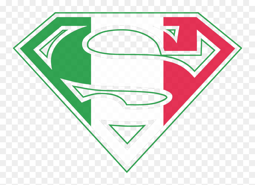 Superman Italian Shield Juniors T-shirt - Superman Logo Breast Cancer, HD Png Download - blank superman logo png