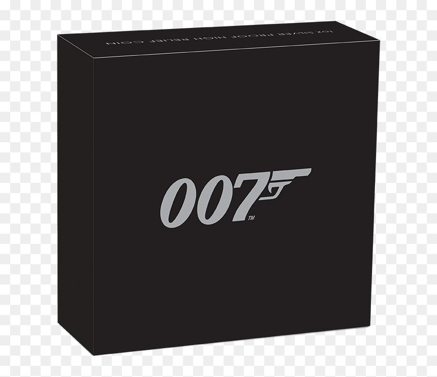 James Bond 1oz Silver Proof Relief Coin - 007, HD Png Download - 007 logo png