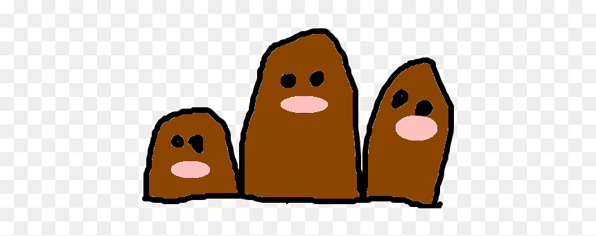 Cartoon, HD Png Download - dugtrio png