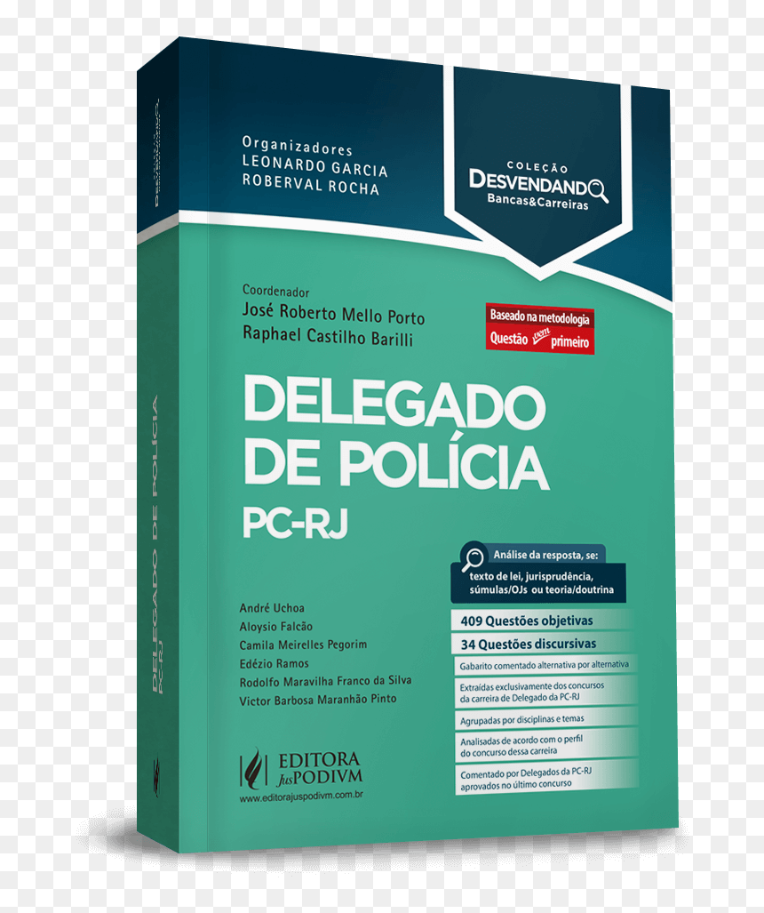 Desvendando Bancas E Carreiras - Book Cover, HD Png Download - policia png