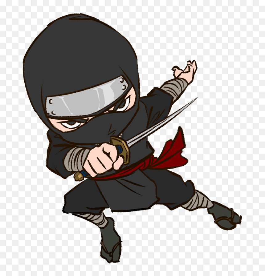 Japanese Ninja Clipart 7 Image - Chibi Ninja Png, Transparent Png - ninja fortnite png