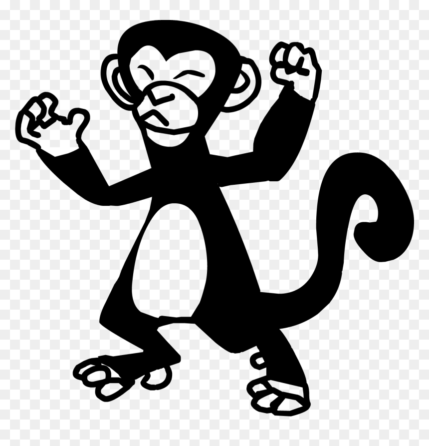Transparent Monkey Clipart Png - Shadow Monkey, Png Download - monkey clipart png