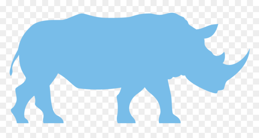Cascade-logo - Transparent Background Rhino Silhouette, HD Png Download - rhinoceros png