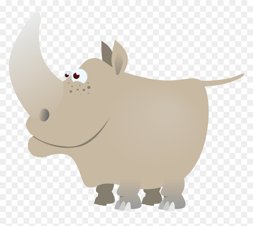 Transparent Rhino Clipart - Clip Art, HD Png Download - rhinoceros png
