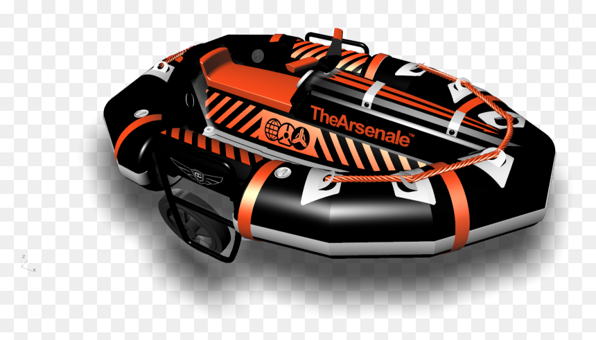 The Arsenale - Inflatable Boat, HD Png Download - lifeboat png