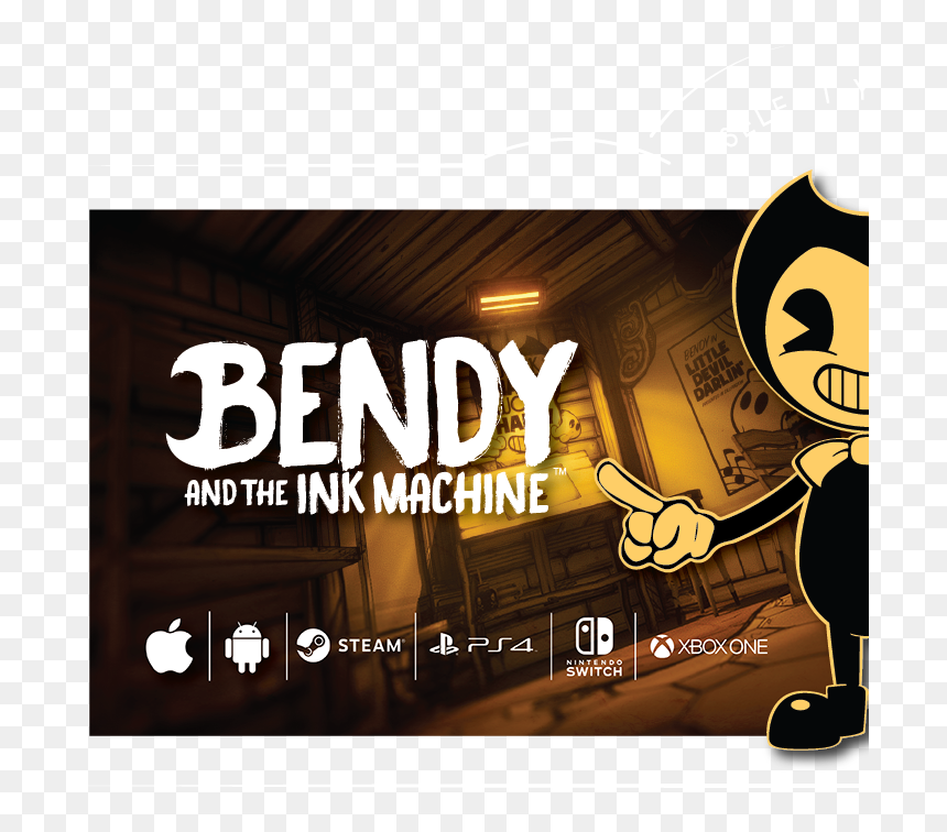 Bendy And The Ink Machine Console, HD Png Download - bendy and the ink machine logo png