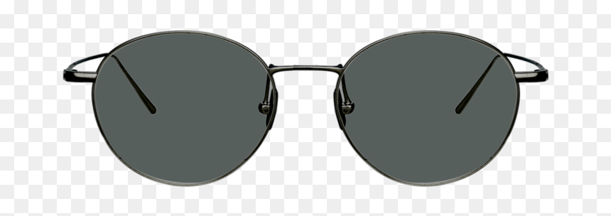 Mayne Oval Sunglasses In Nickel - Tints And Shades, HD Png Download - white oval frame png