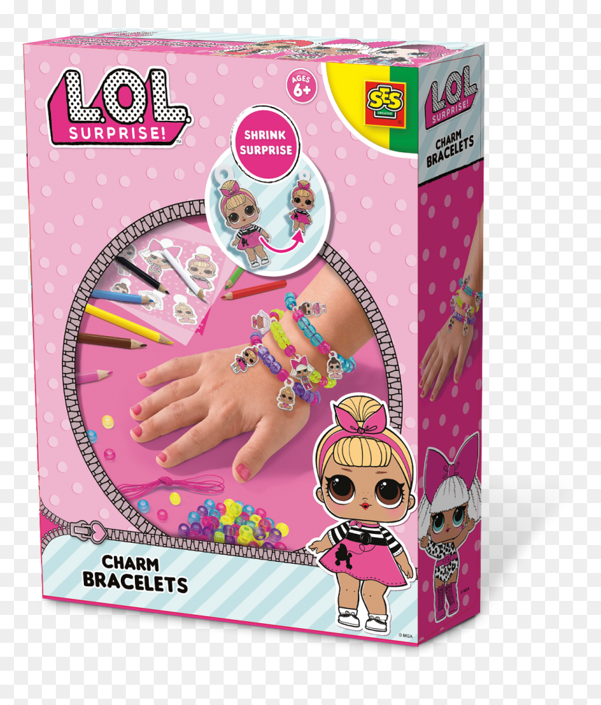 Creative Hobbies - L - O - L - Charm Bracelets - Ses - Lol Surprise Charm Bracelet, HD Png Download - lip ring png
