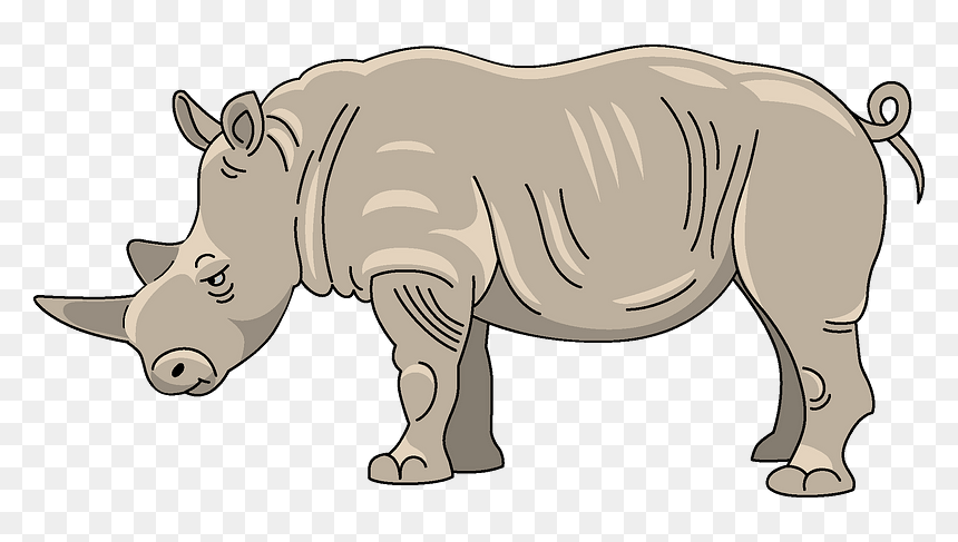 Rhinoceros Clipart, HD Png Download - rhinoceros png