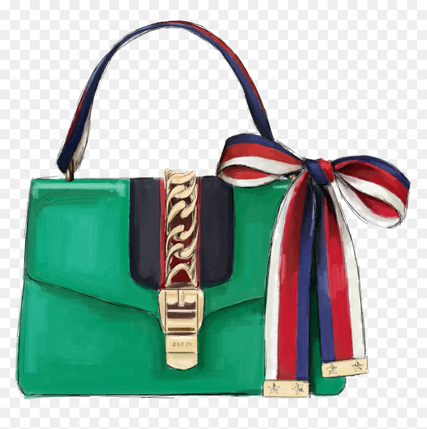 Sylvie Bag Gucci - Handbag, HD Png Download - gucci bag png