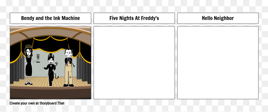 Cartoon, HD Png Download - bendy and the ink machine logo png