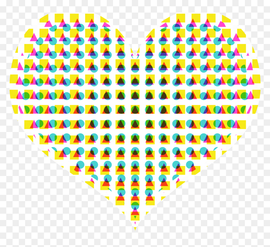 Geometric Heart Png, Transparent Png - geometric heart png