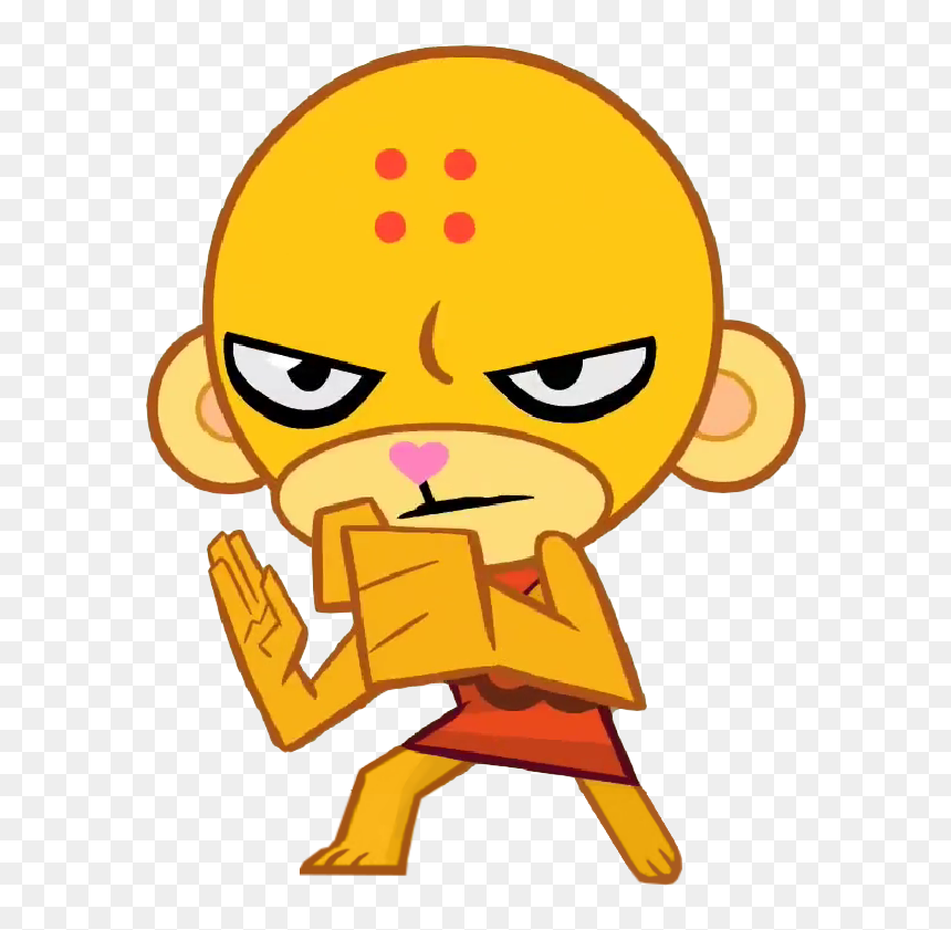 Happy Tree Friends Buddhist Monkey Clipart , Png Download - Happy Tree Friends Buddhist Monkey, Transparent Png - monkey clipart png