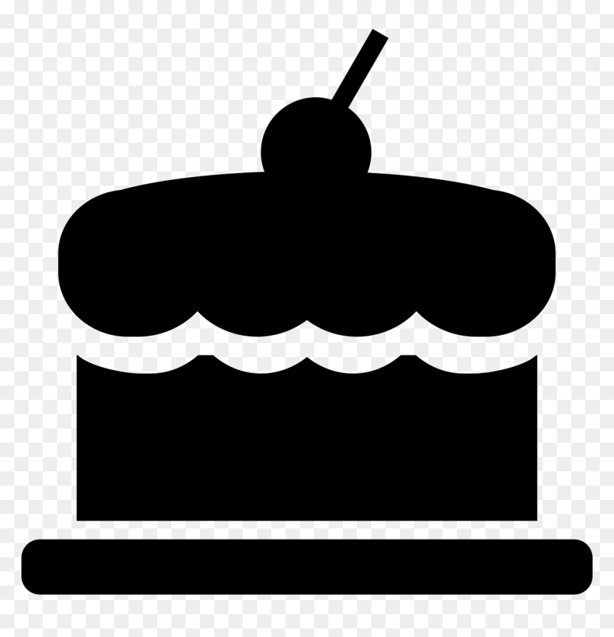 Cake Silhouette Png - Ristorante Pizzeria Braceria Mi Carrò, Transparent Png - birthday cake icon png