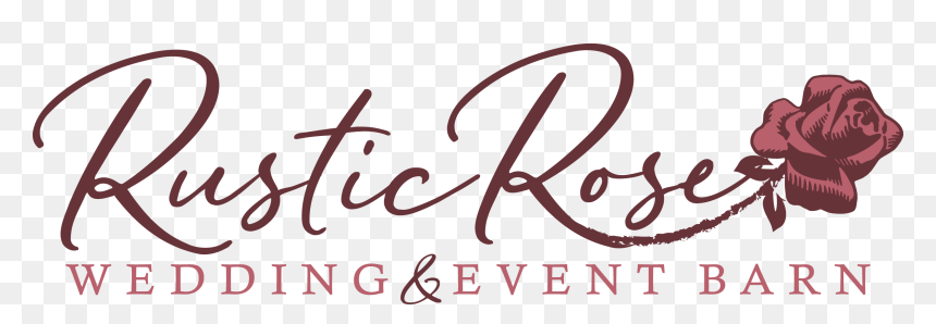 Rustic Rose Barn Venues - Calligraphy, HD Png Download - rustic flower png