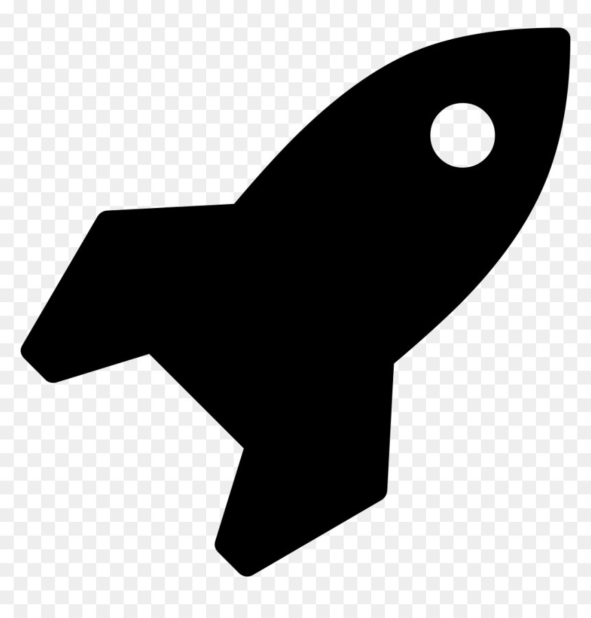 Rocket Silhouette Png - Rocket Ship Silhouette, Transparent Png - ship icon png