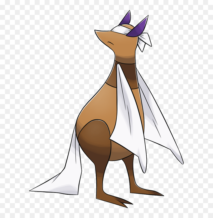 Monster Kanguru Is A Fictional Character Of Humans - Pokemon Kanguru, HD Png Download - humans png