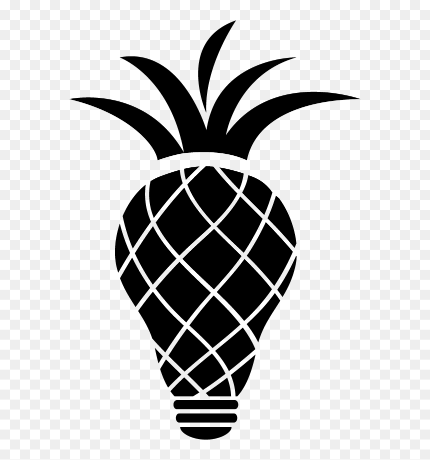 Victoria & Associates Career Services Logo, HD Png Download - black and white pineapple png