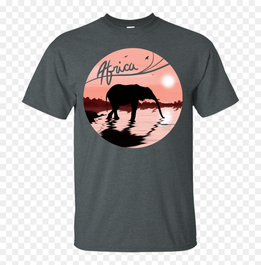 Africa Silhouette Png - T-shirt, Transparent Png - africa silhouette png