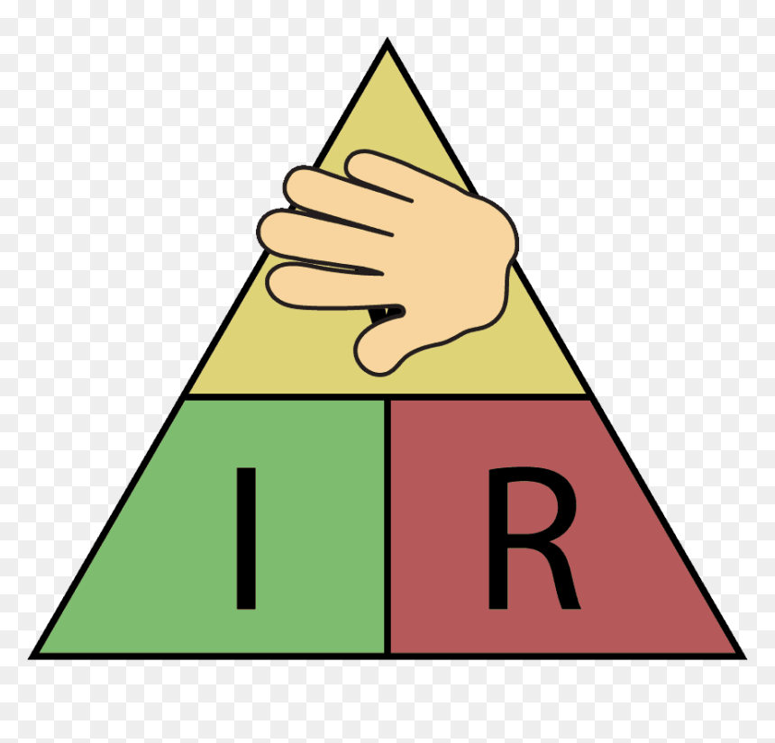 Ohms Law Triangle Hand V - Ohm's Law, HD Png Download - trafalgar law png