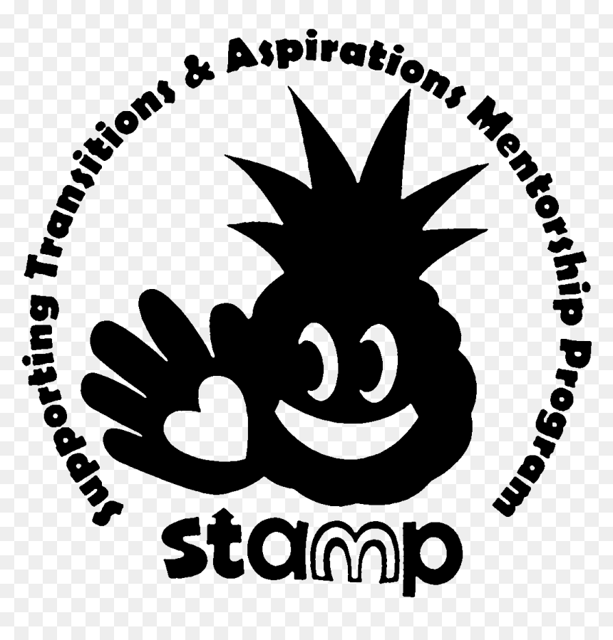 Supporting Transitions & Aspirations Mentorship Program - Illustration, HD Png Download - black and white pineapple png