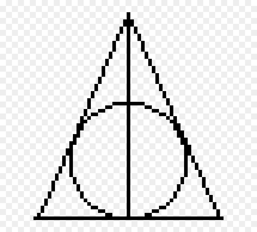 The Deathly Hallows - Sans Face Pixel Art, HD Png Download - percy jackson png