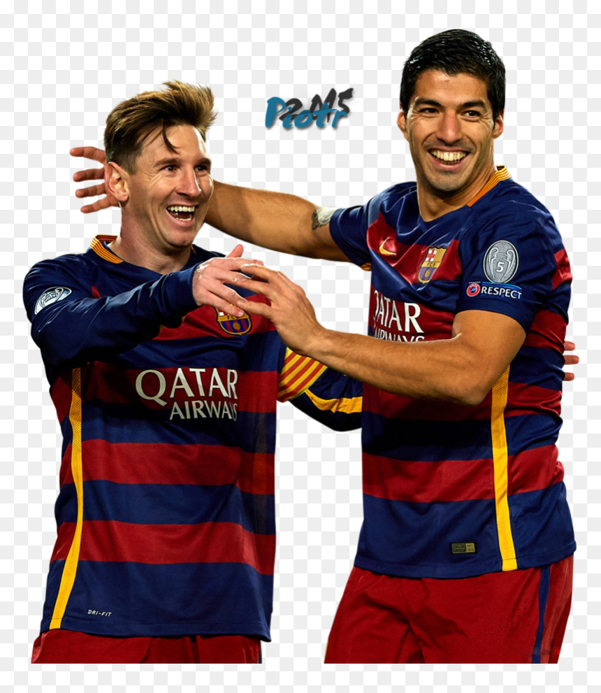 Lionel Messi Luis Suarez - Messi And Suarez Png, Transparent Png - luis suarez png