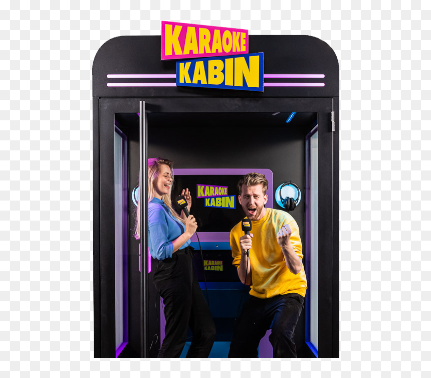 Karaoke Kabin Front - Arcade Game, HD Png Download - karaoke singer png
