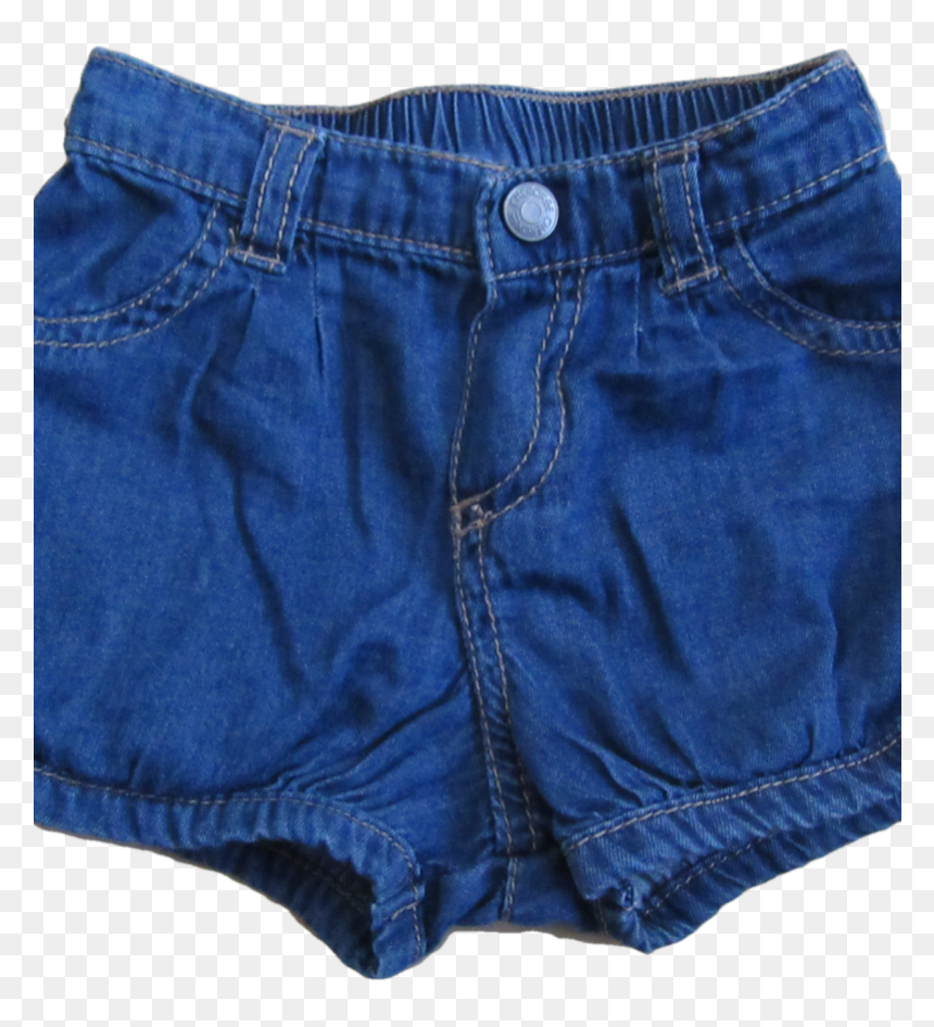 Baby Girls 6-9 Months Cherokee Soft Jean Shorts - Pocket, HD Png Download - jean shorts png