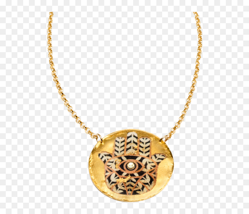 Hamsa Pendant Necklace - Necklace, HD Png Download - locket png