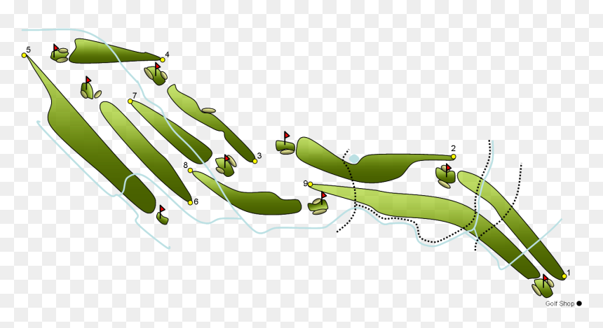 The 9-hole Course Is A Fairly Level Parkland Course, - Pennington Flash 9 Hole Golf Course, HD Png Download - golf course png